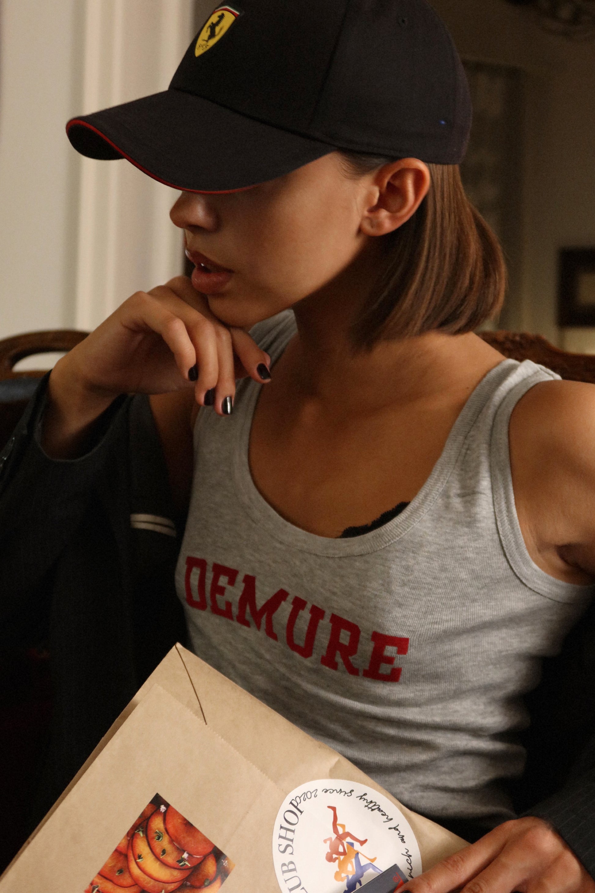DEMURE TANK TOP