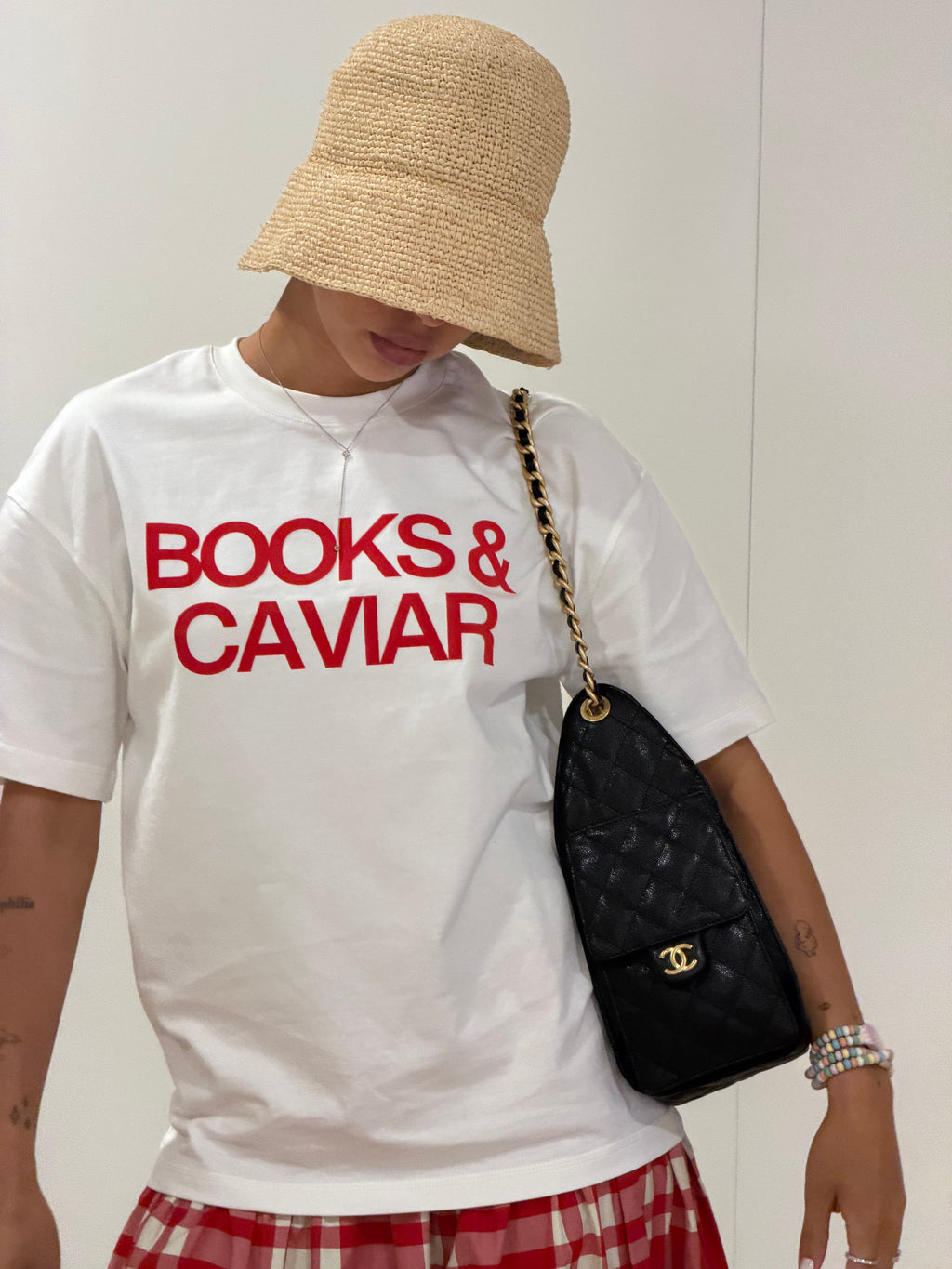 BOOKS & CAVIAR T-SHIRT