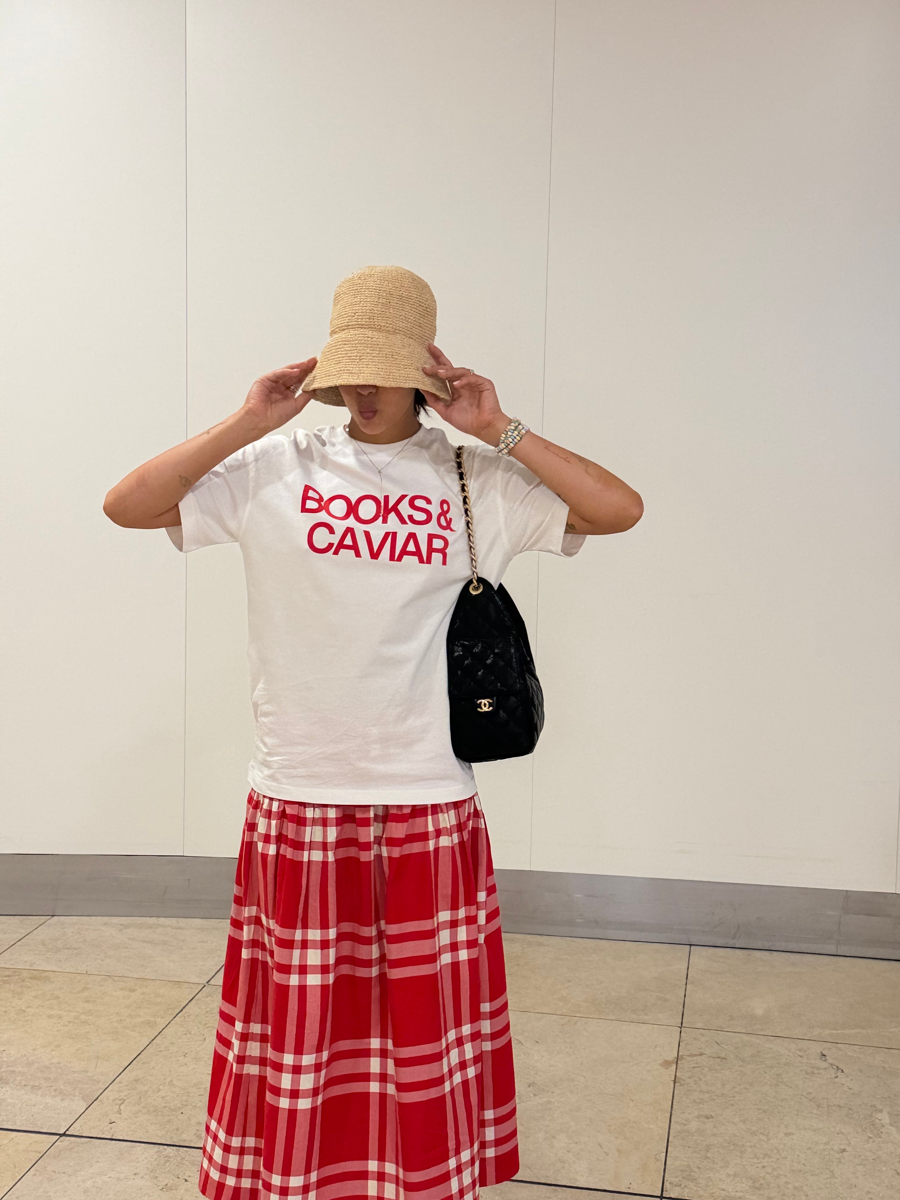 BOOKS & CAVIAR T-SHIRT