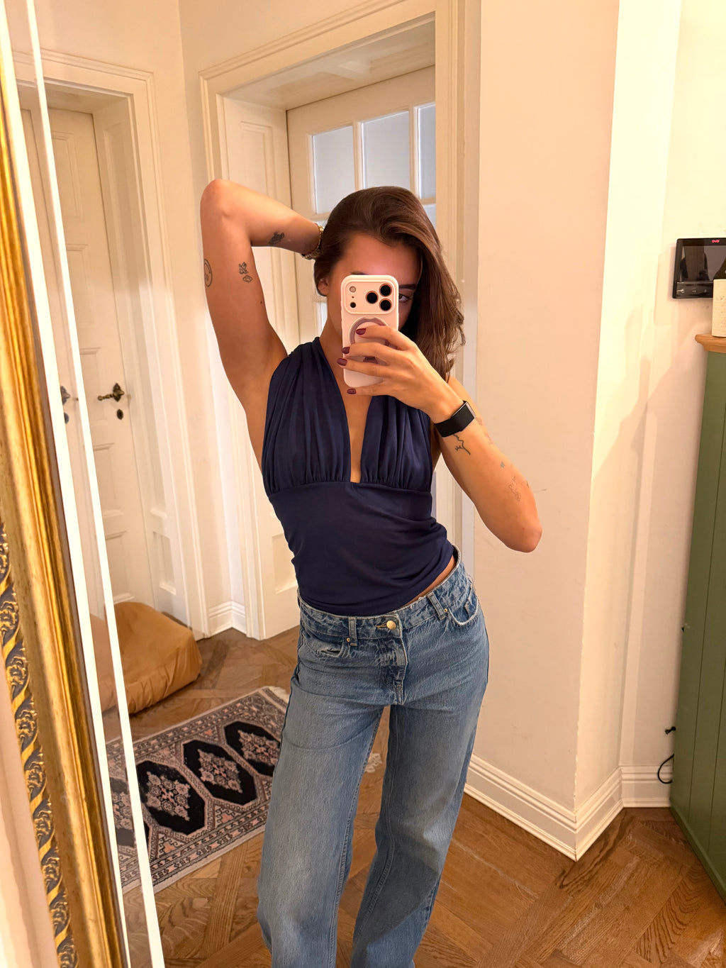 NAVY TOP